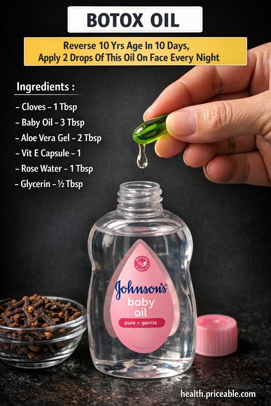 Botox Oil For Skin