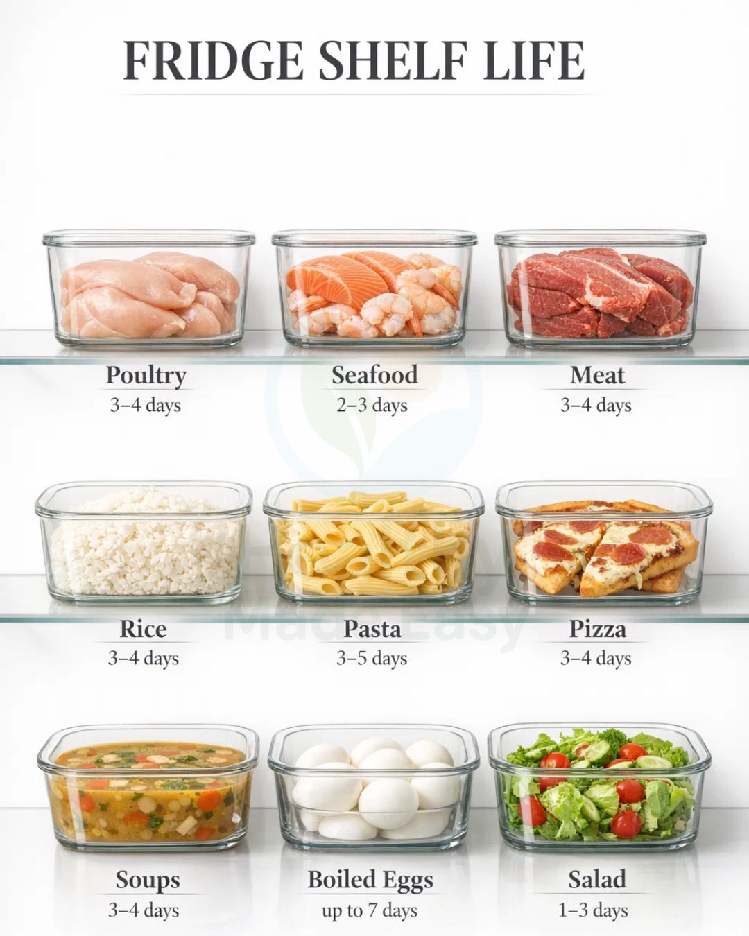 Fridge Shelf Life Guide