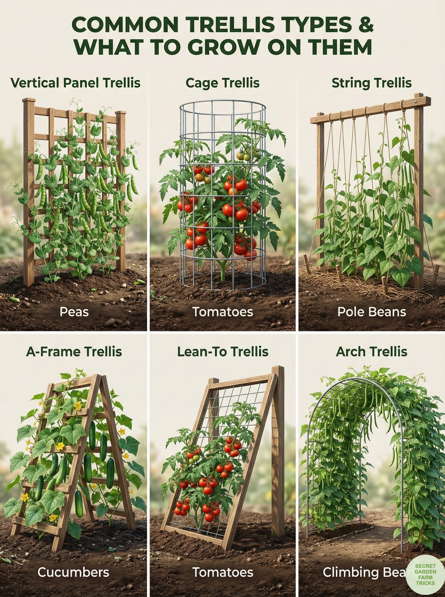Garden Trellis Types