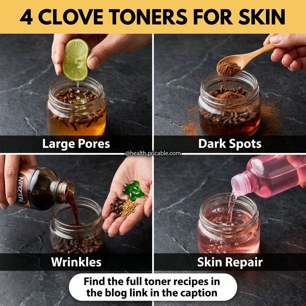 clove toner for skin