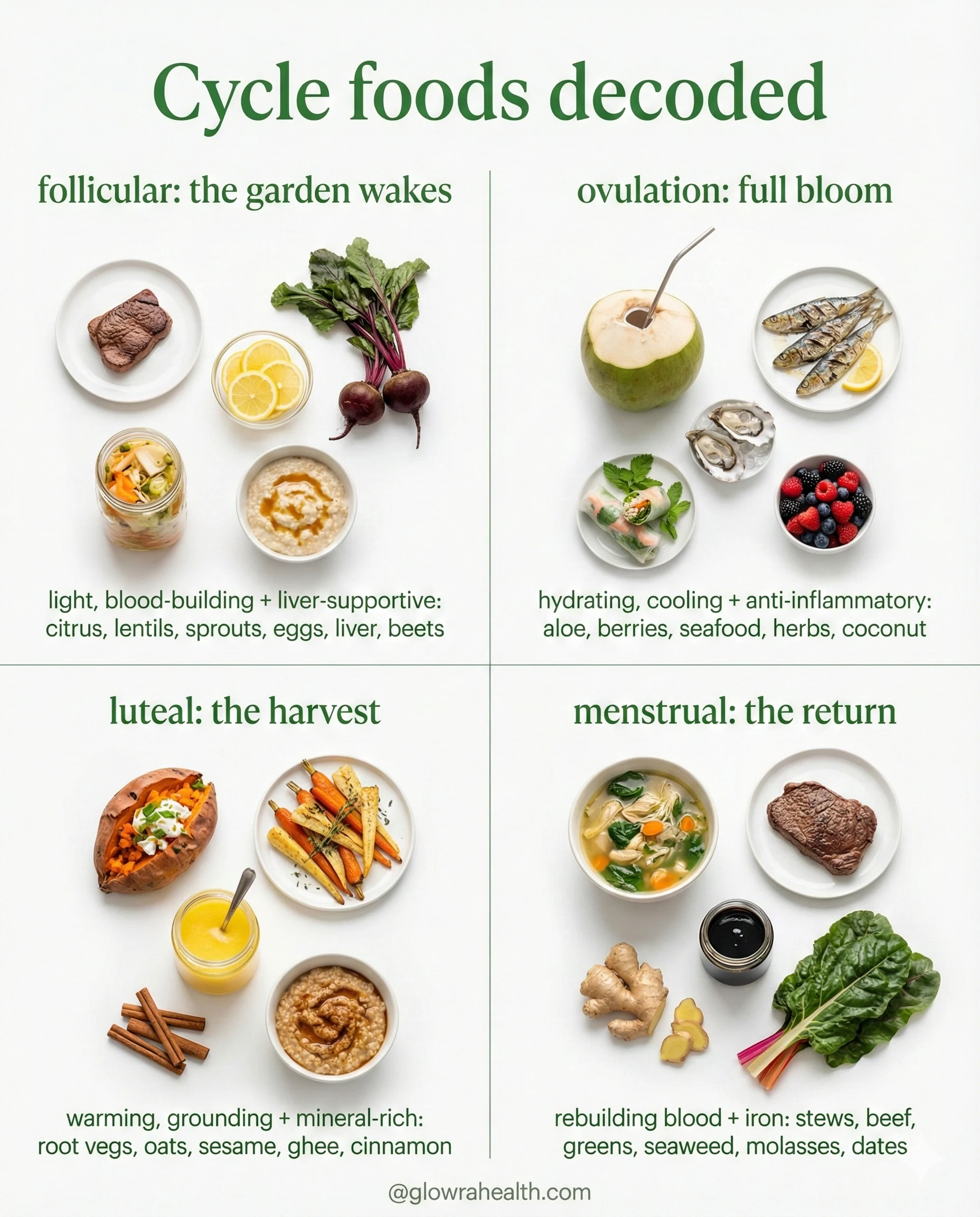 Cycle Syncing Foods Decoded
