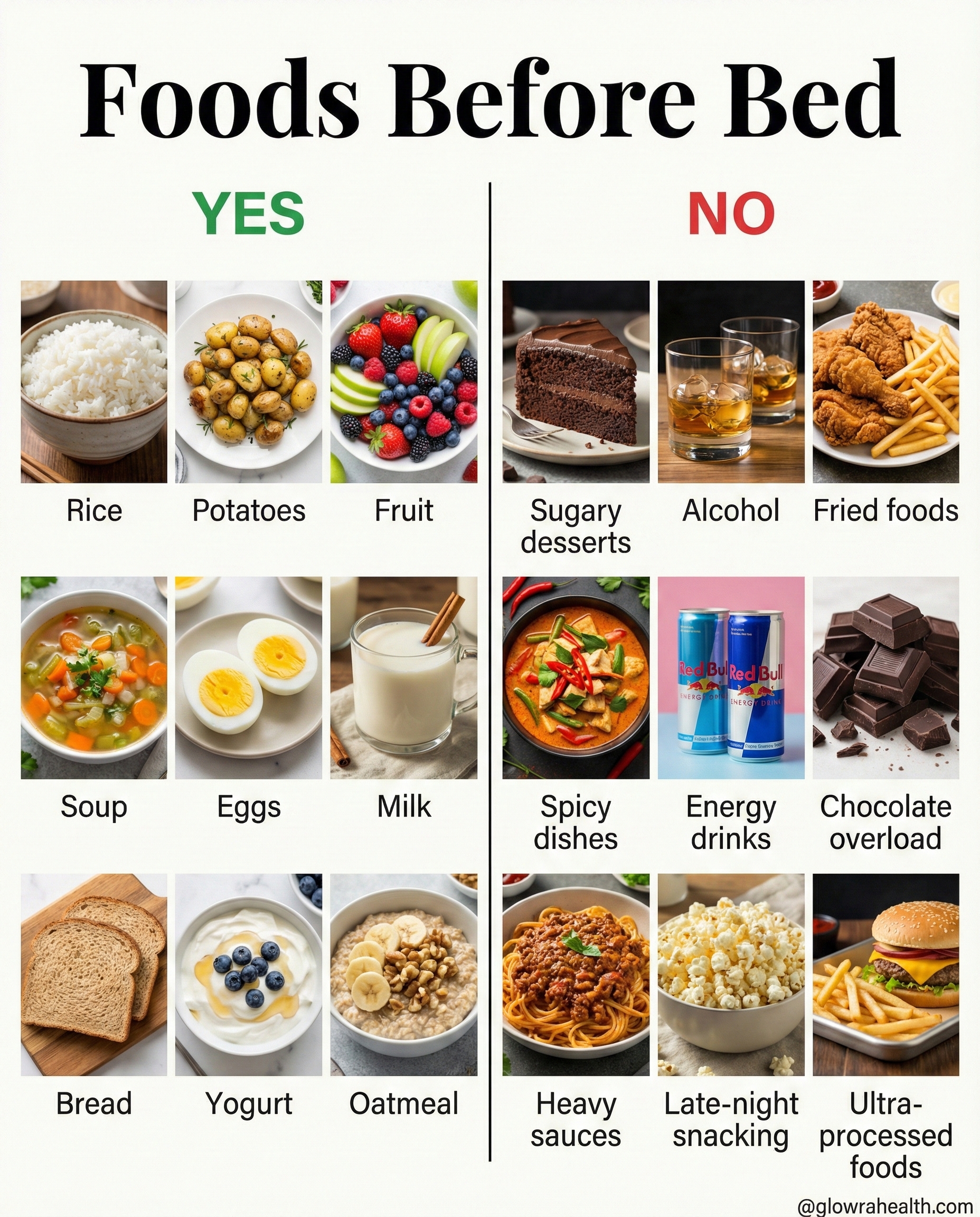 7 Foods Before Bed
