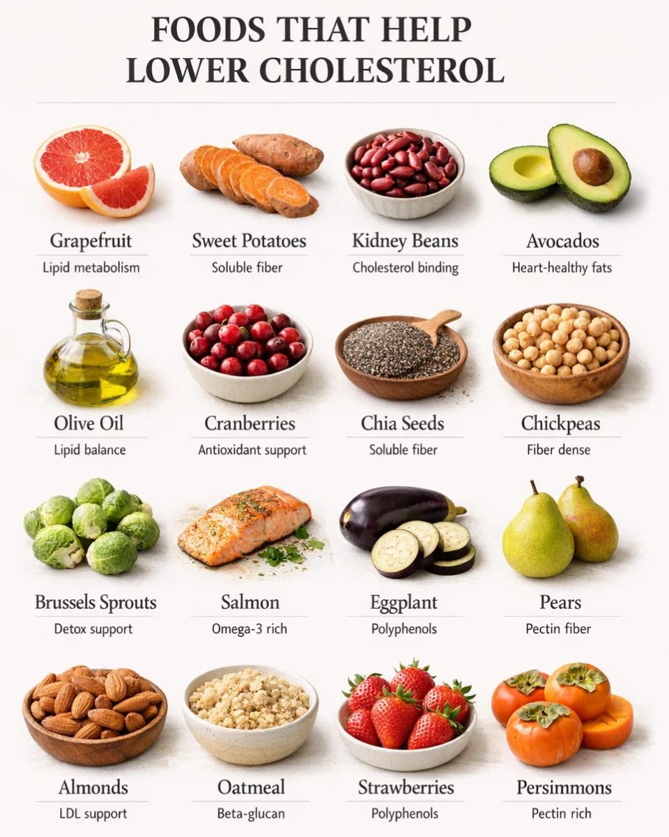 16 Cholesterol Lowering Foods