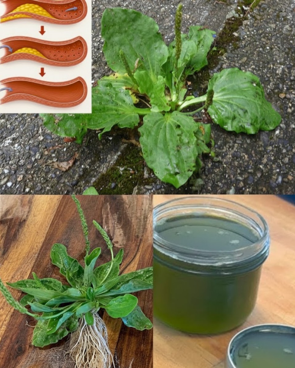 Plantain Leaf Tea for Circulation & Vascular Comfort