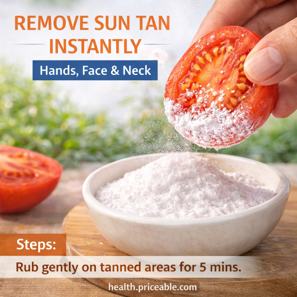 tomato baking soda tan removal scrub
