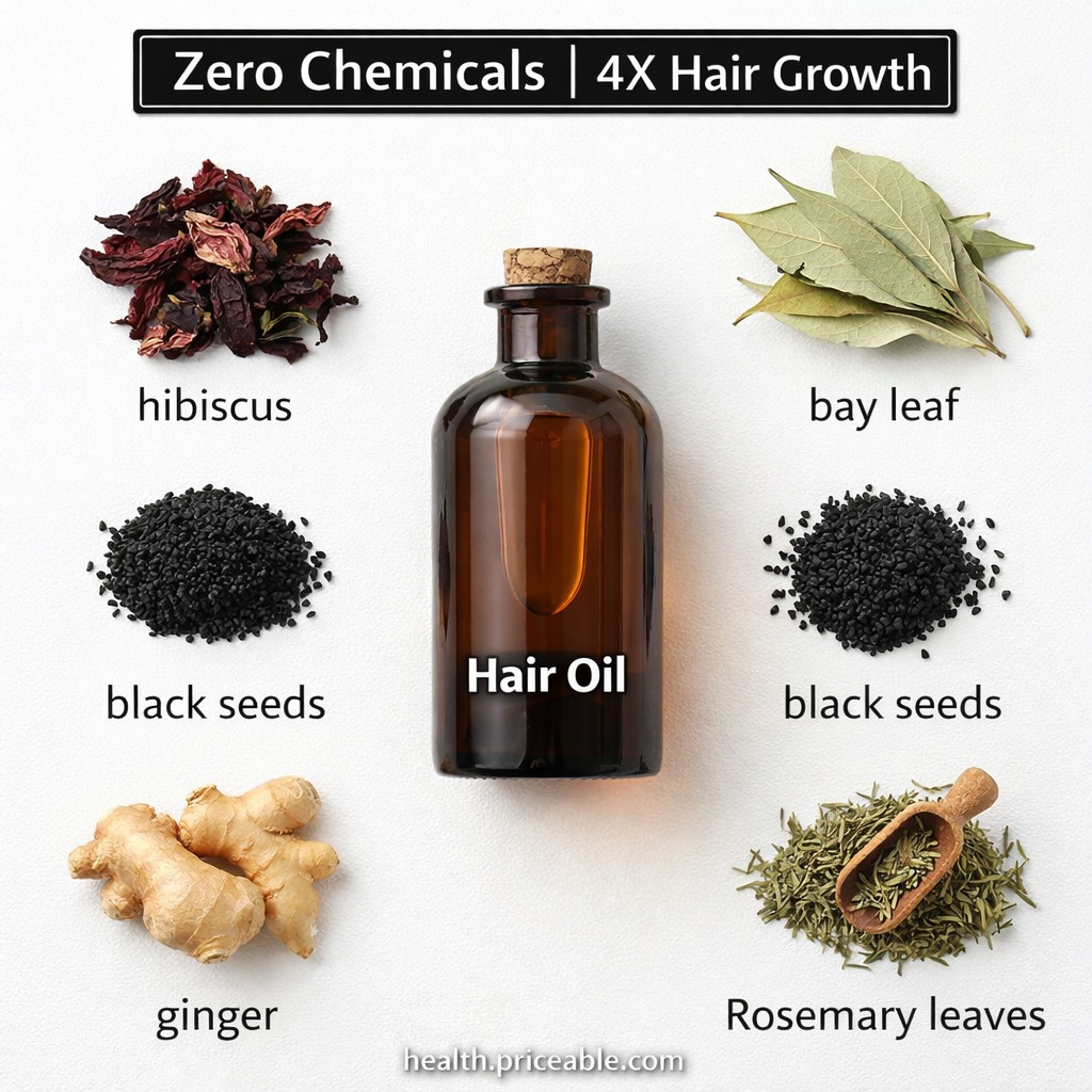 DIY hair growth oil