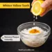 Whiten yellow teeth