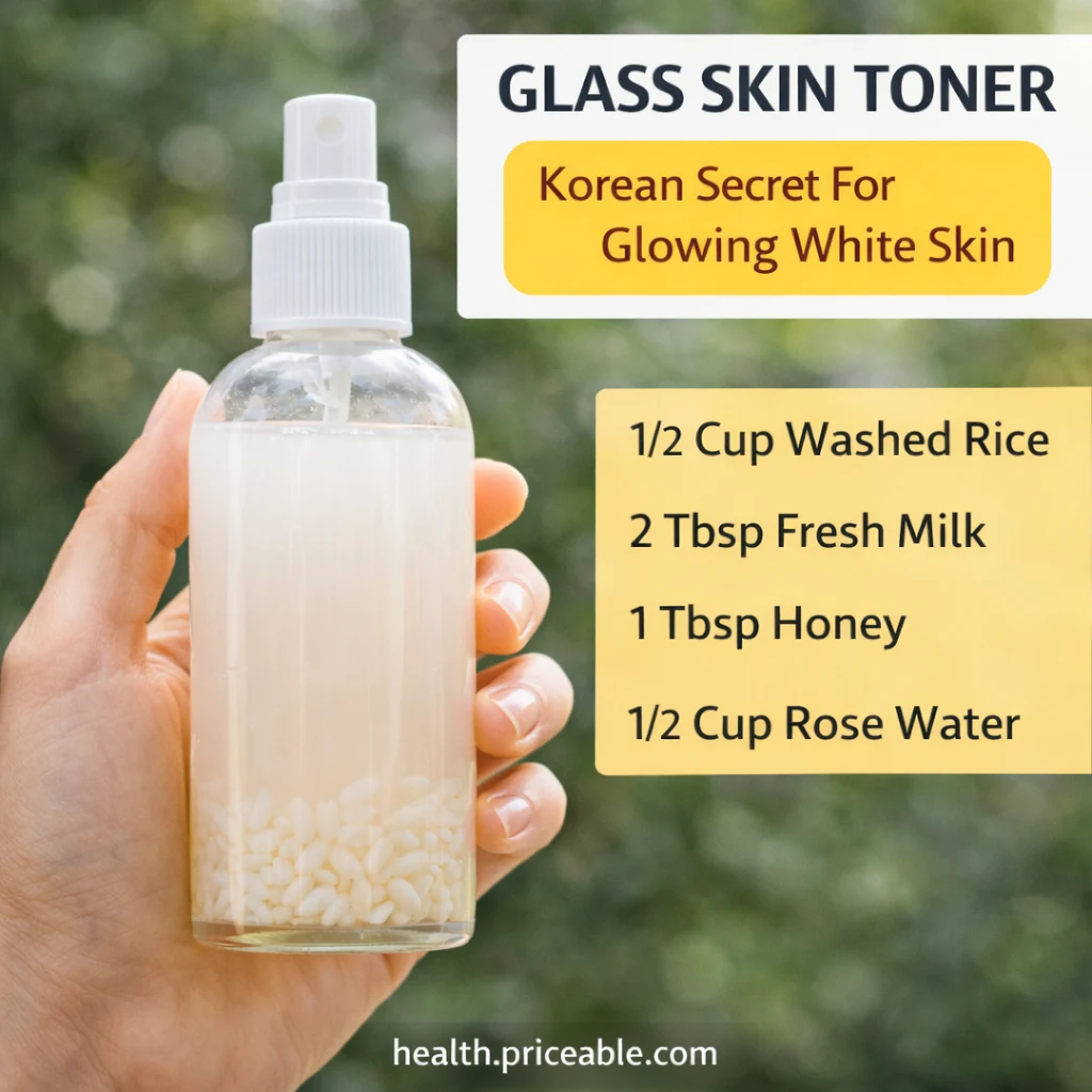 DIY glass skin toner