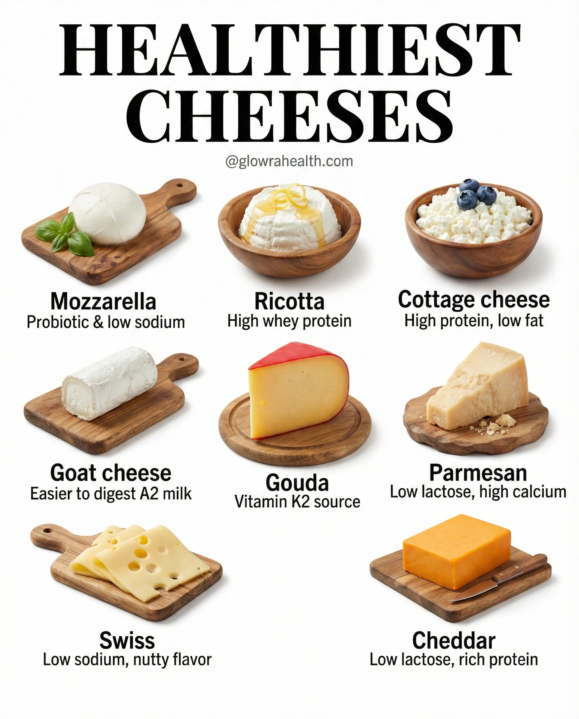 Healthiest Cheeses