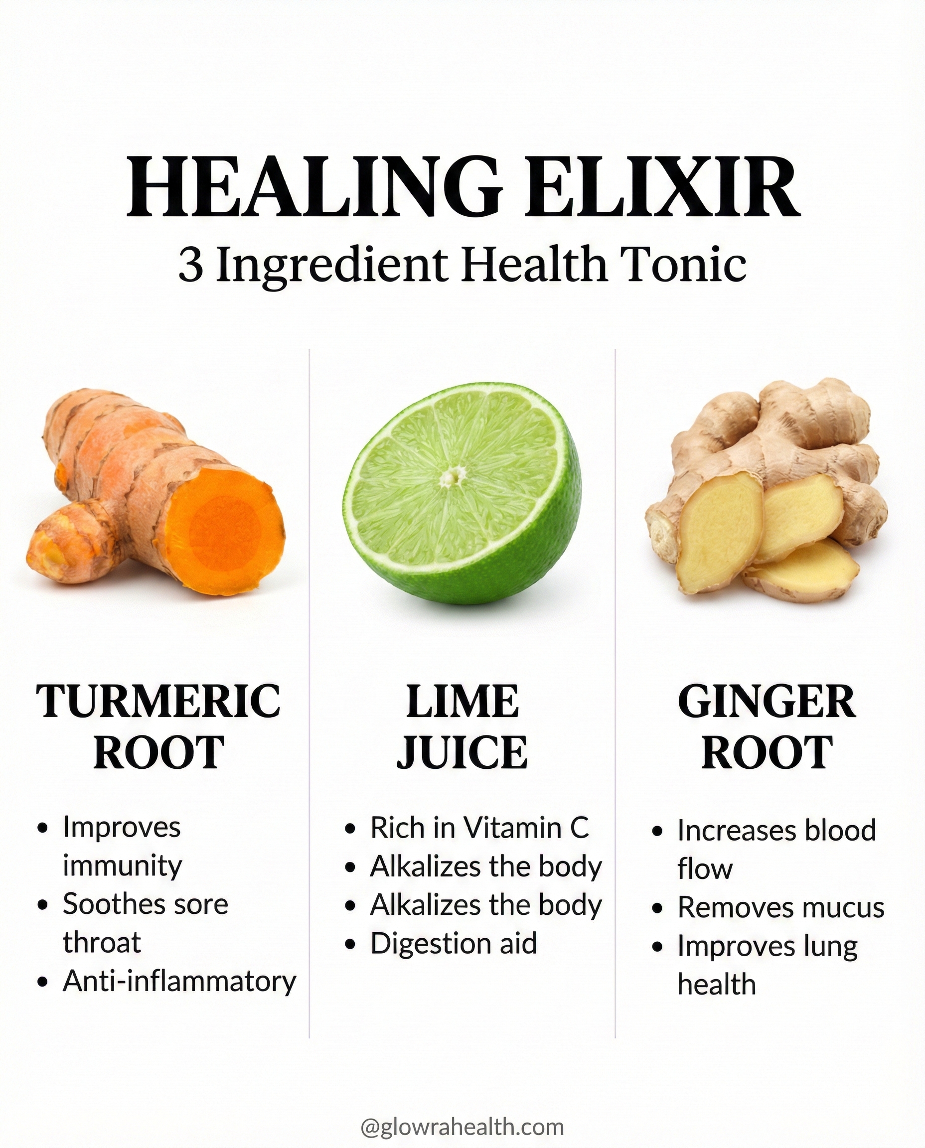 Healing Elixir With 3 Simple Ingredients