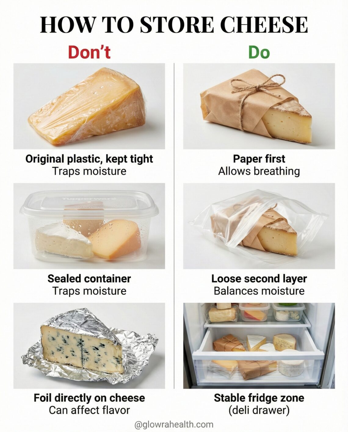 How To Store Cheese