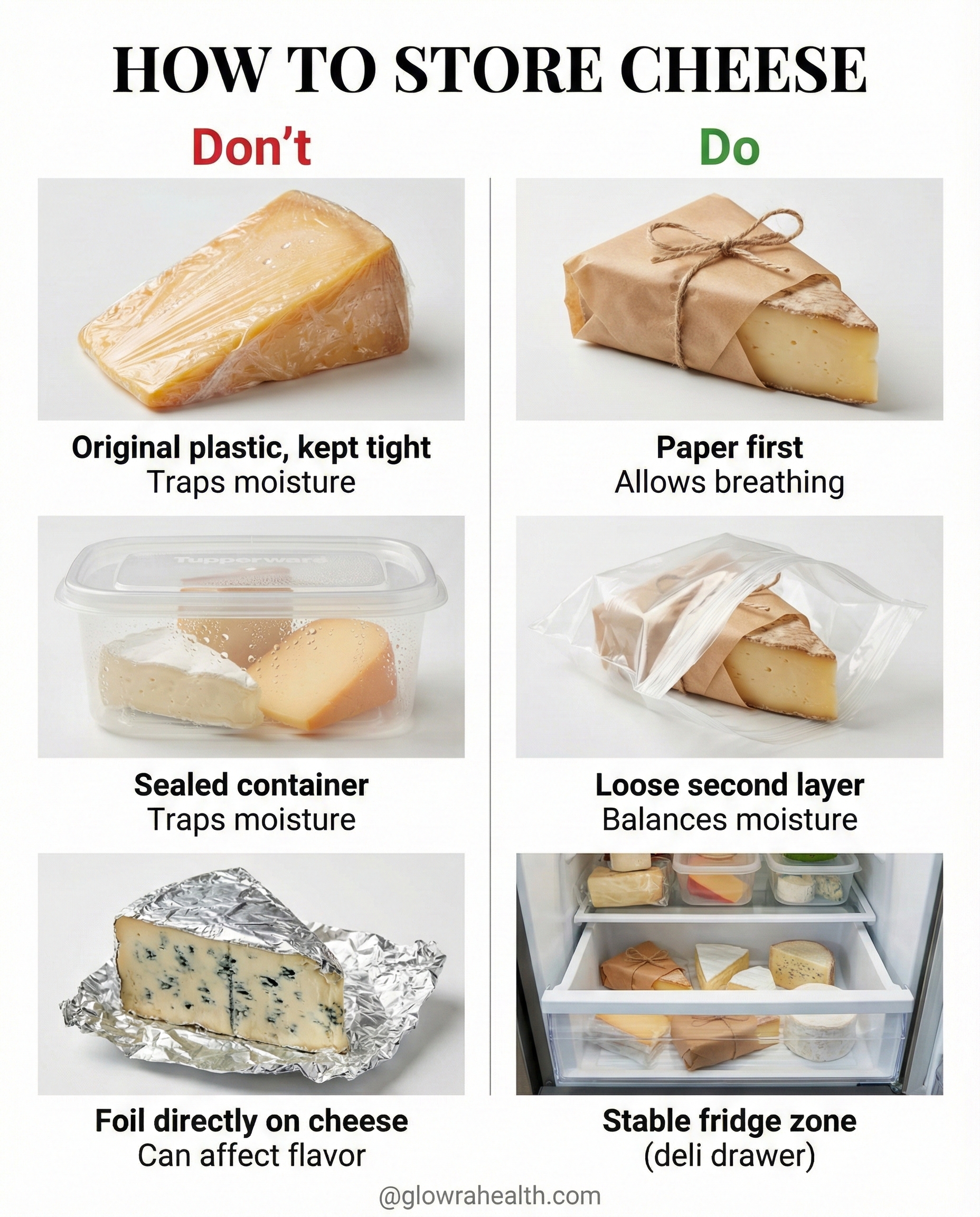 How To Store Cheese