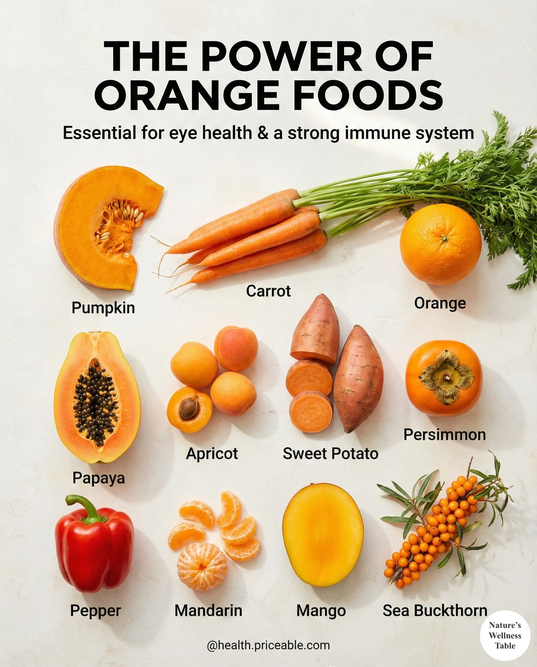10 Orange Foods for Eye Health and Immune Support 