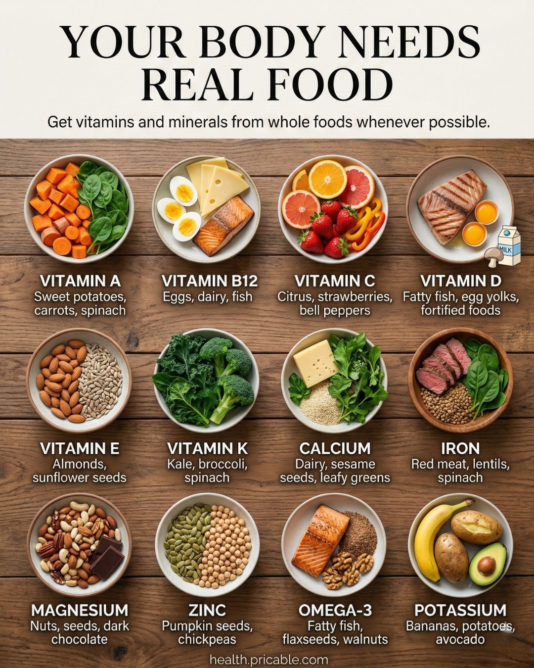 Your Body Needs Real Food: 10 Essential Nutrients Best Supported by Whole Foods