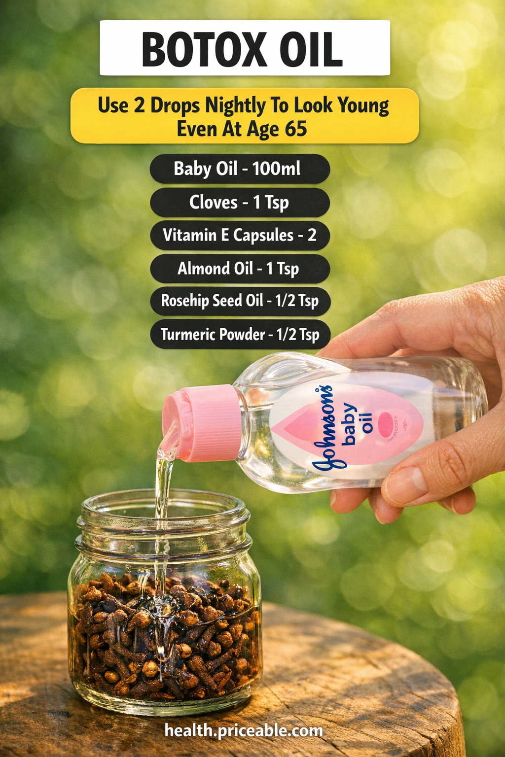 clove face oil recipe