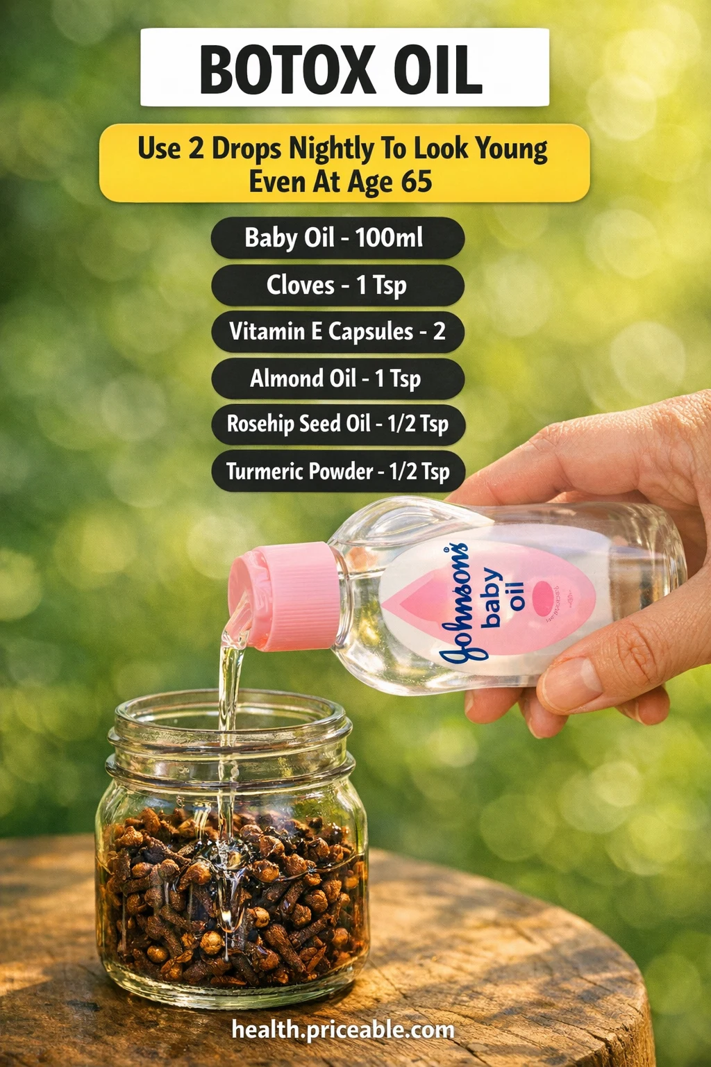 clove face oil recipe
