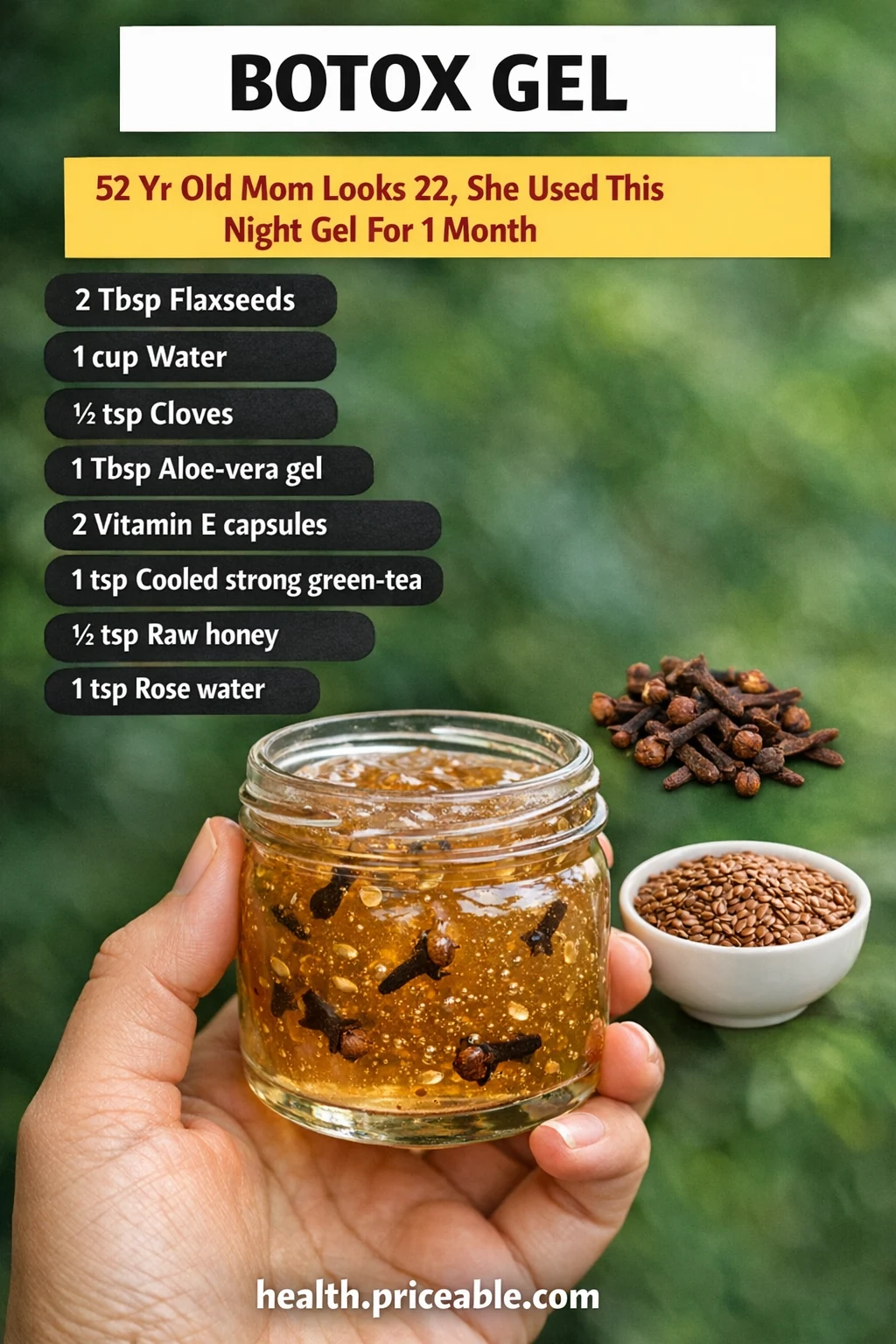 flaxseed face gel