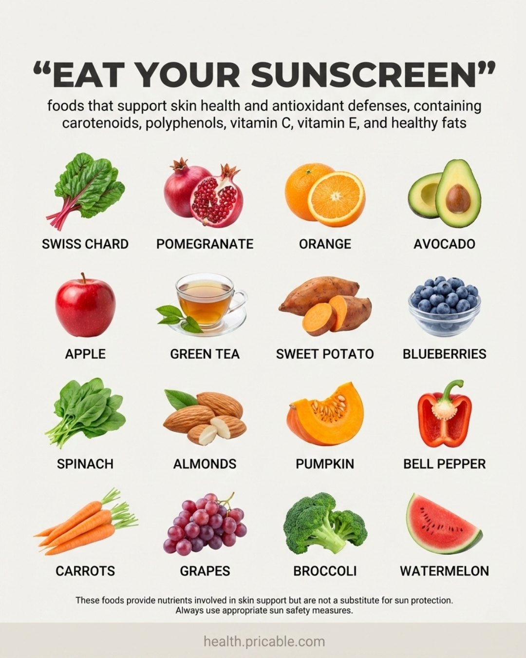 16 Healthy Skin Foods That Help Protect From the Inside Out