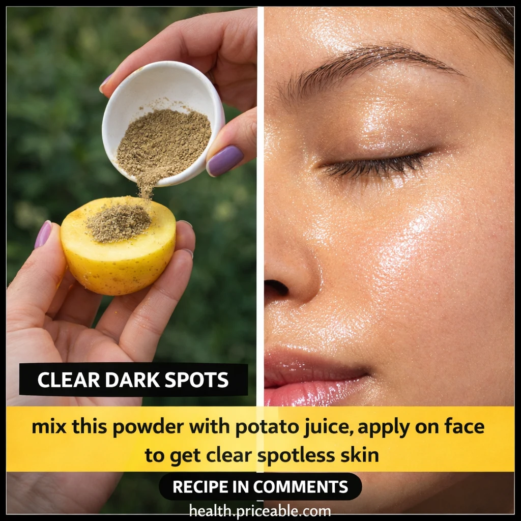 potato juice face mask for dark spots