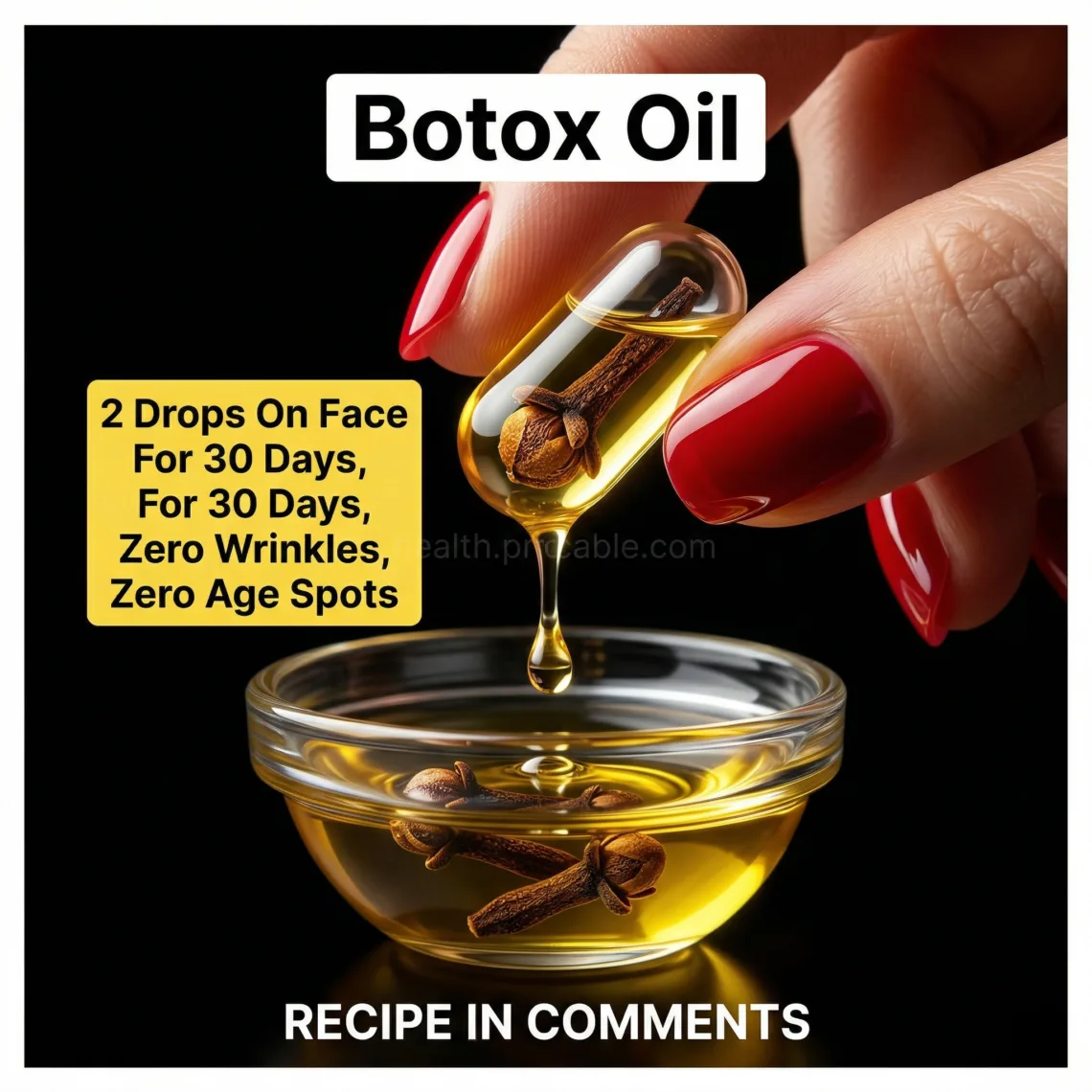 Clove oil for wrinkles