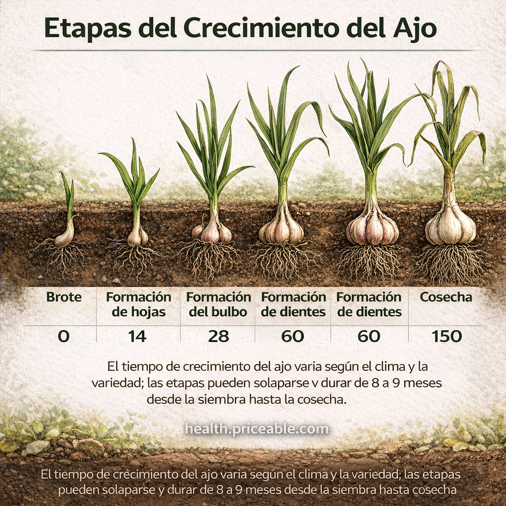 garlic growth stages