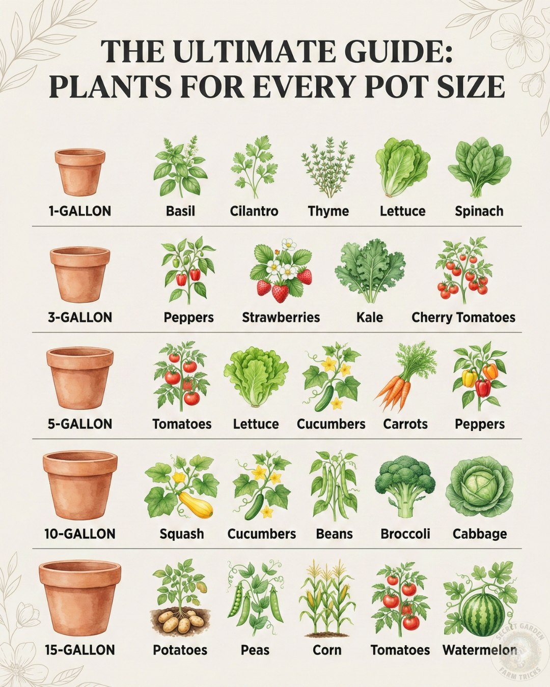 The Ultimate Guide to Container Gardening: Choosing the Right Plants for Every Pot Size