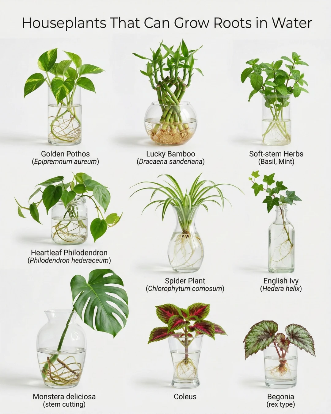 Houseplants That Grow Roots in Water