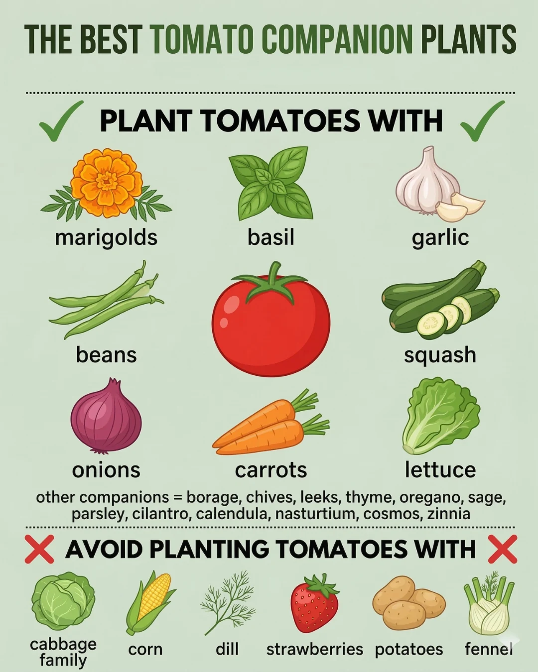 The Best Tomato Companion Plants