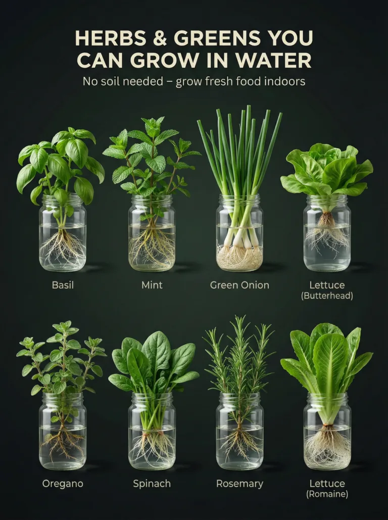 Herbs And Greens You Can Grow In Water