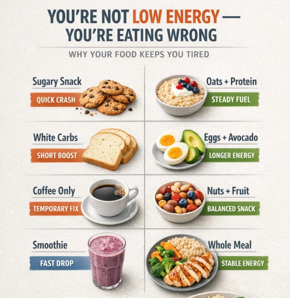 8 Food Swaps for Better Energy That Help You Stop Feeling Tired All Day