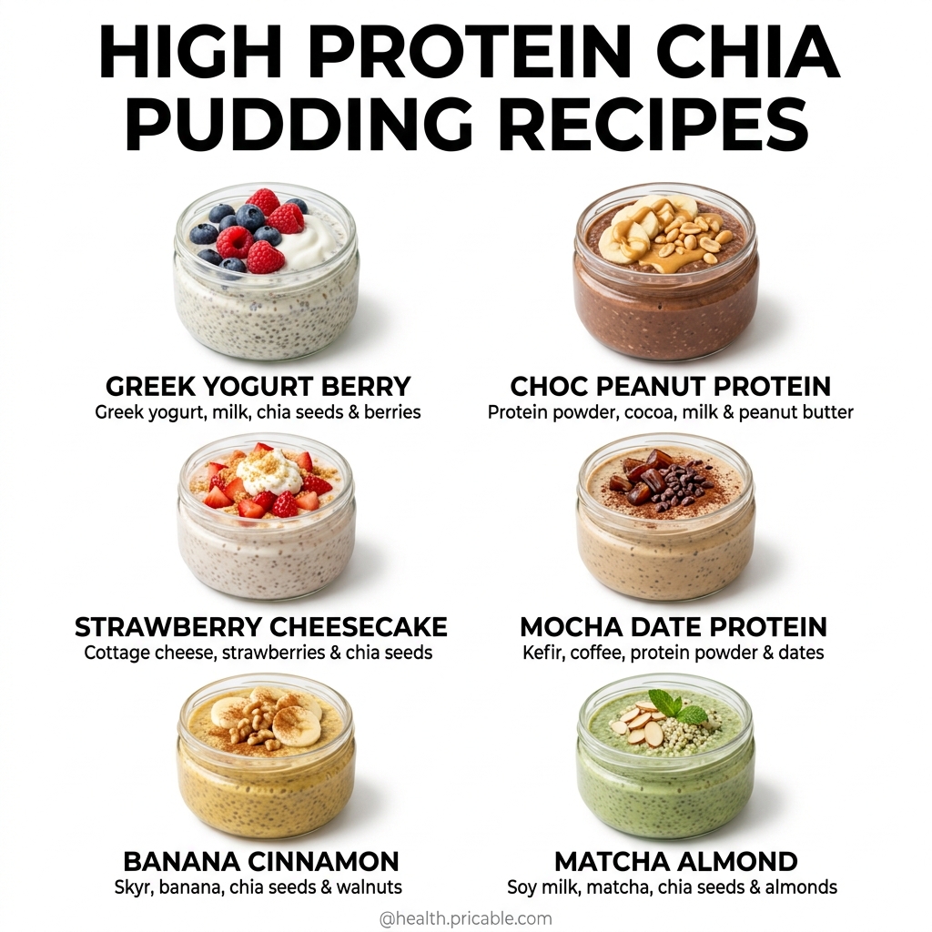 high protein chia pudding recipes
