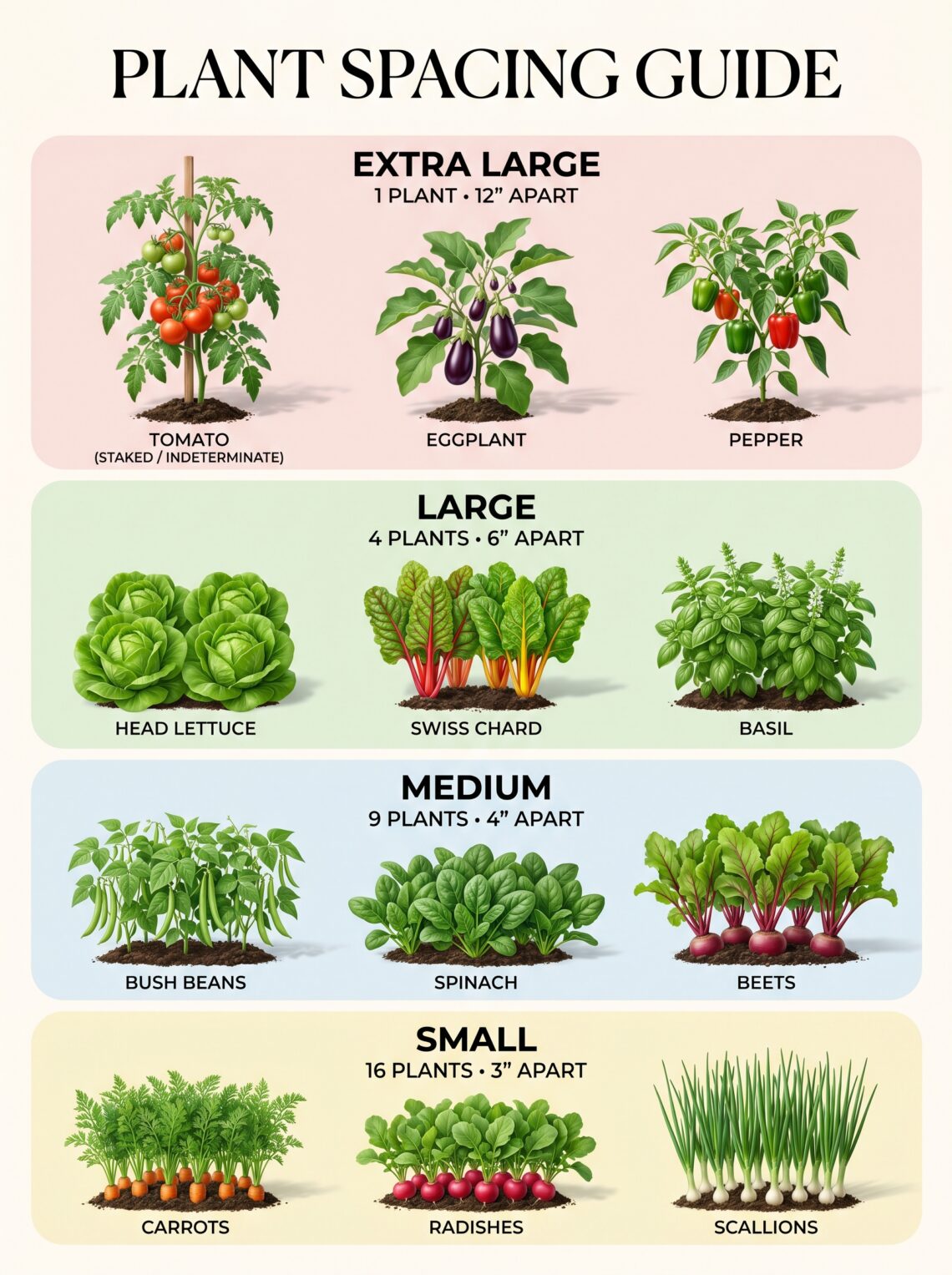 The Easy Plant Spacing Method for Your Garden