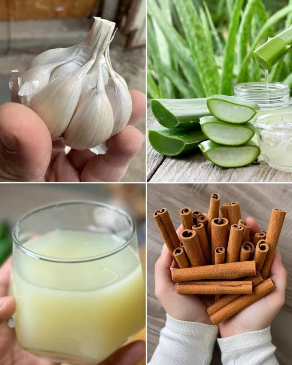 Garlic, Aloe Vera, and Cinnamon Drink: A Gentle Digestion Remedy You May Wish You Knew Sooner
