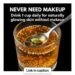 sesame water for glowing skin