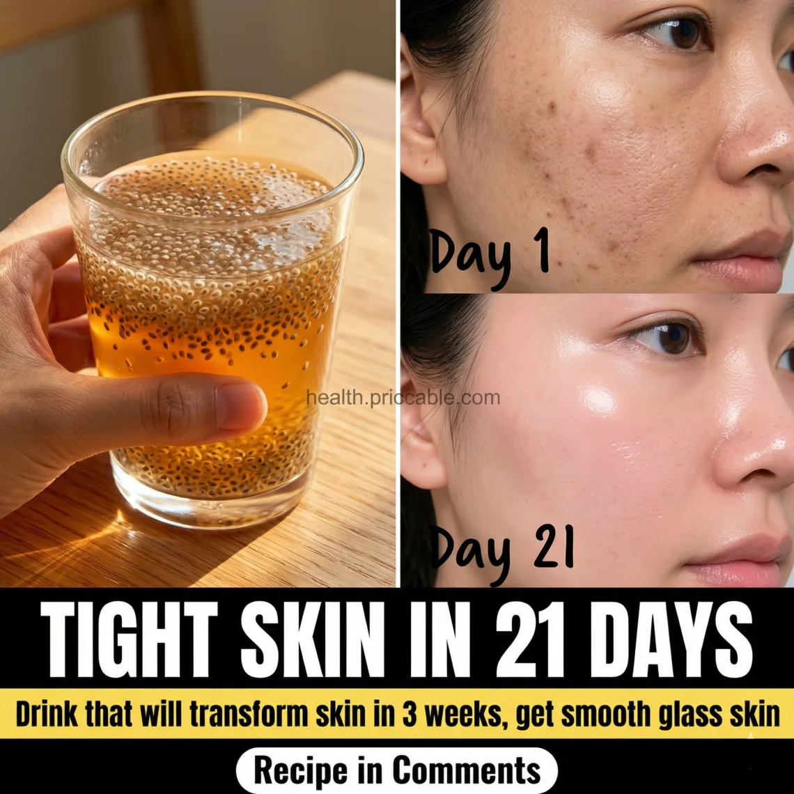 chia seed drink for skin