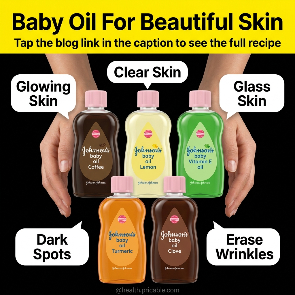 baby oil beauty recipes