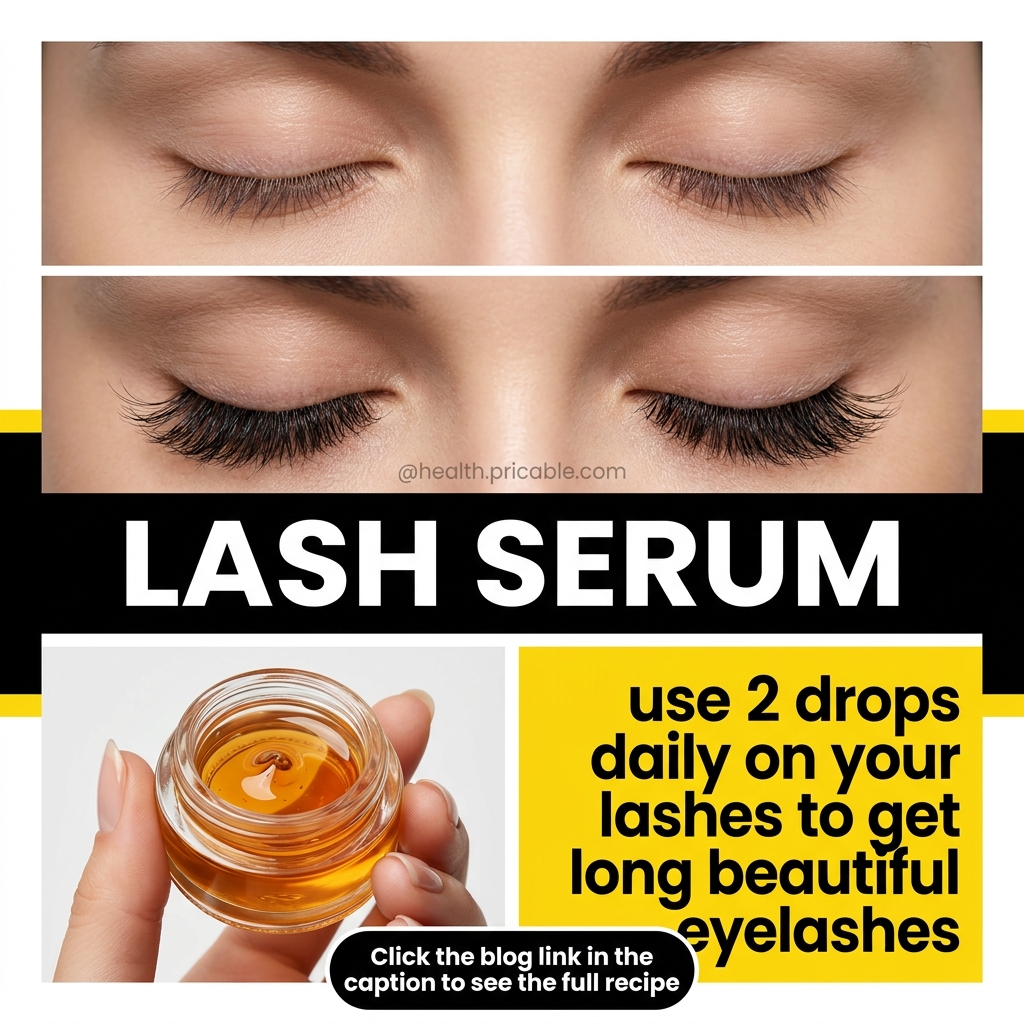 homemade lash serum