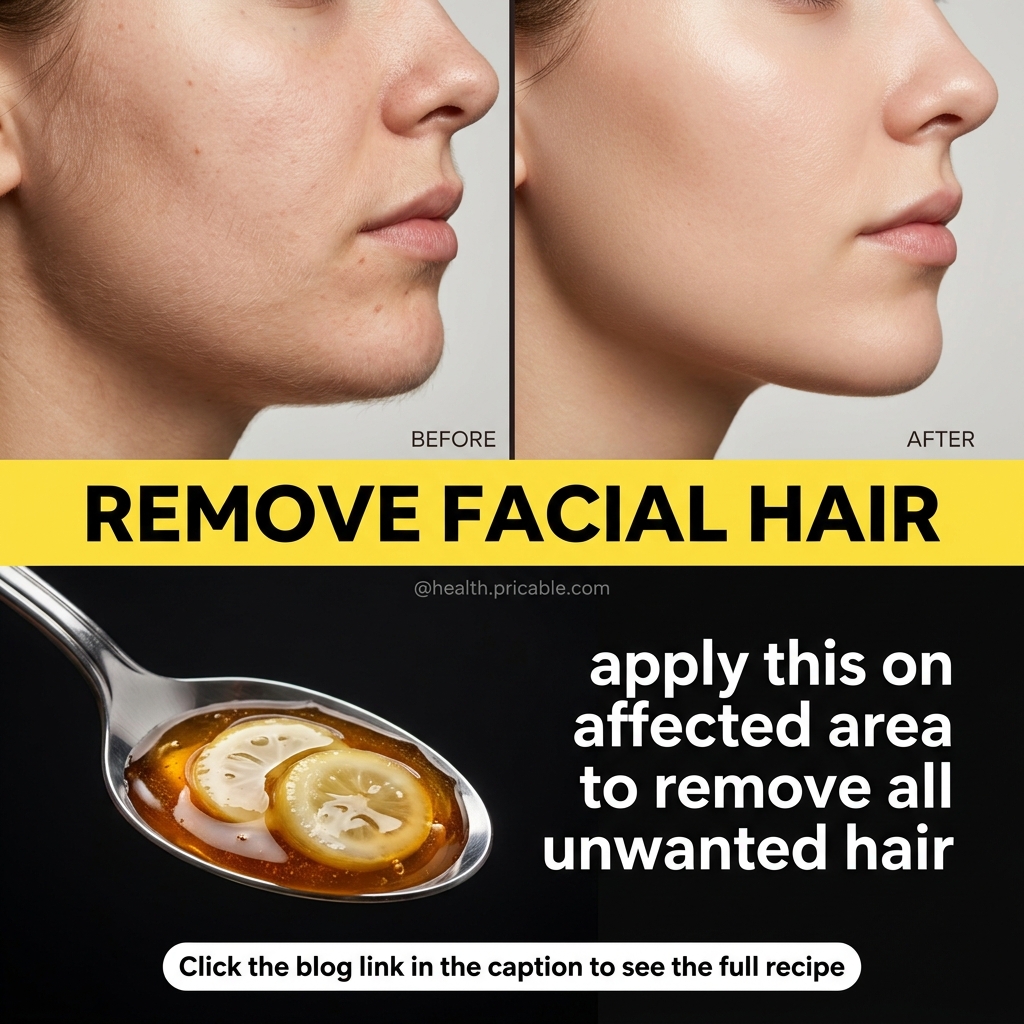 homemade facial hair removal