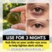 under-eye ice cube for dark circles