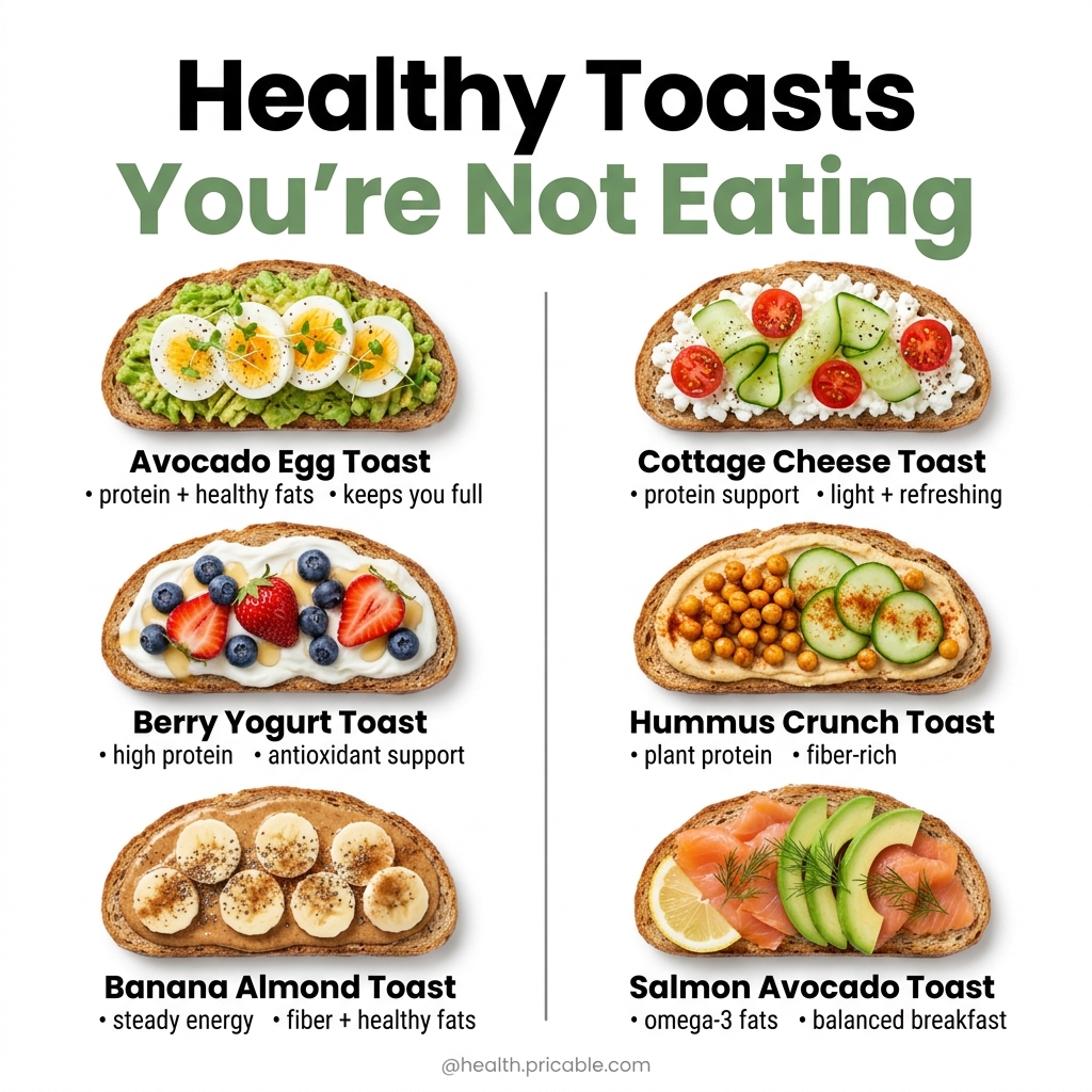 healthy toast recipes