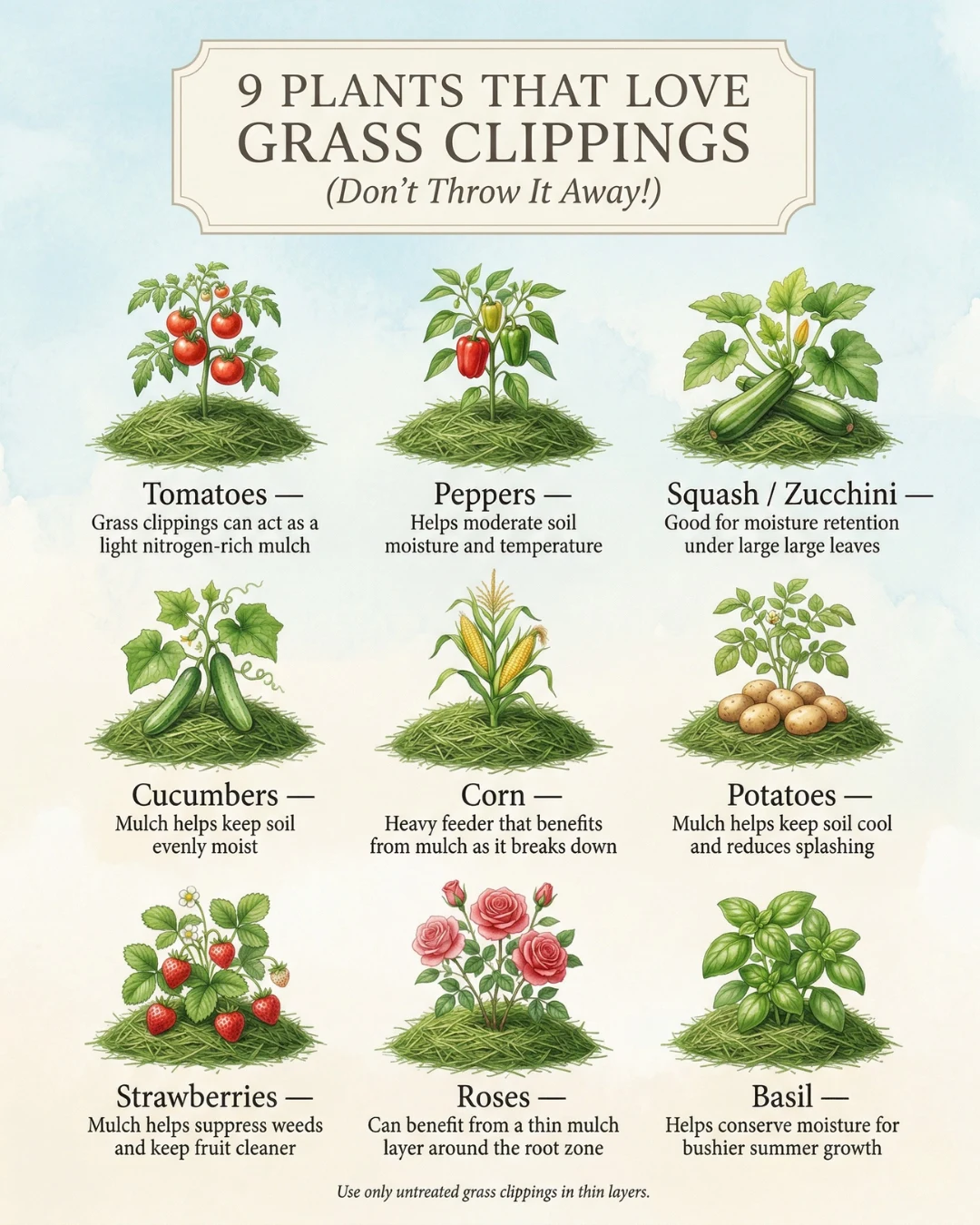 Plants That Love Grass Clippings
