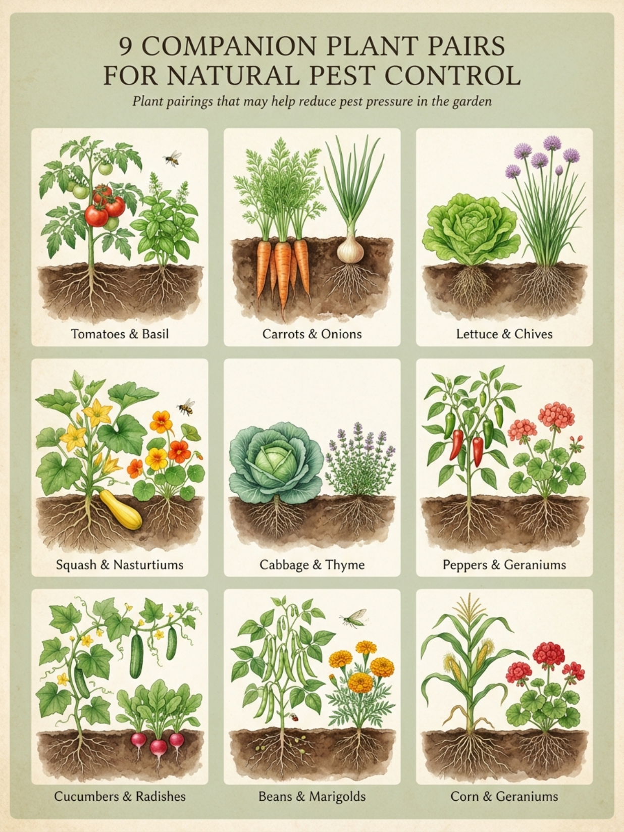 9 Companion Plant Pairs for Natural Pest Control