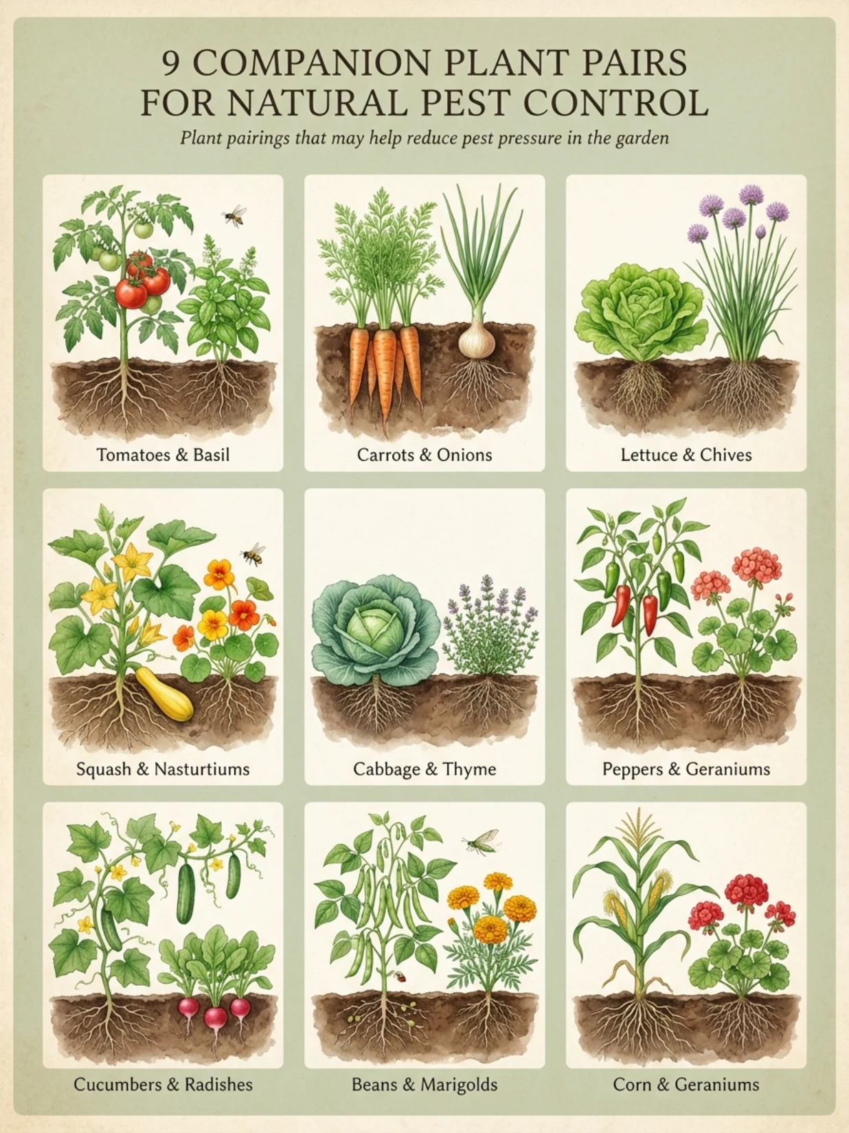 9 Companion Plant Pairs for Natural Pest Control