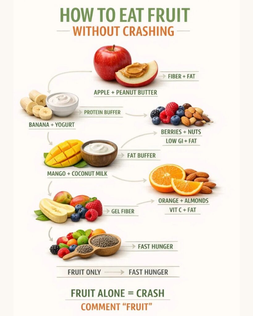 how to eat fruit without sugar crash healthy fruit combinations