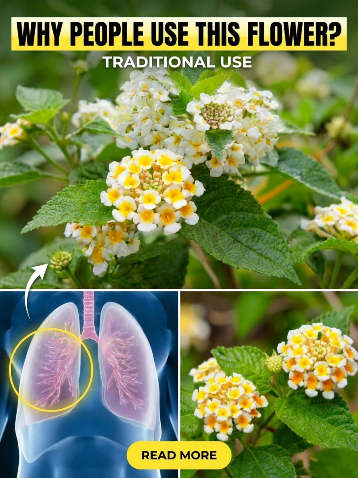 Lantana Flower for Respiratory Relief
