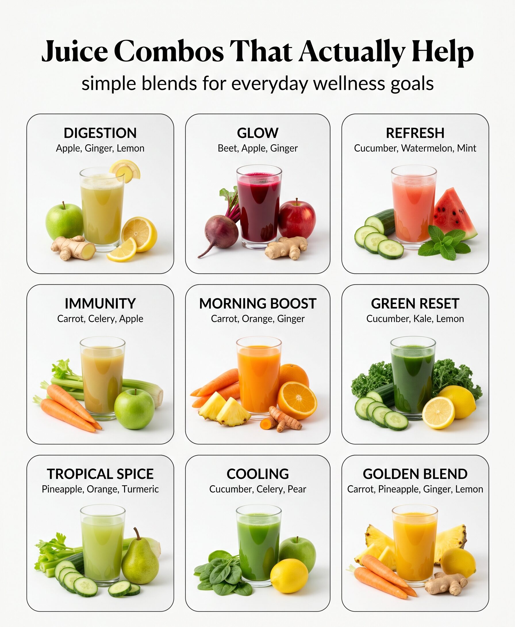 9 Juice Combos