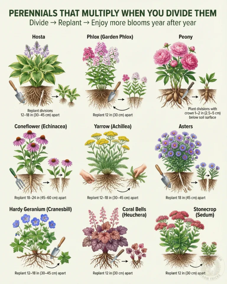 Perennials That Multiply When You Divide Them: 9 Easy Garden Plants to Split, Replant, and Enjoy for Years