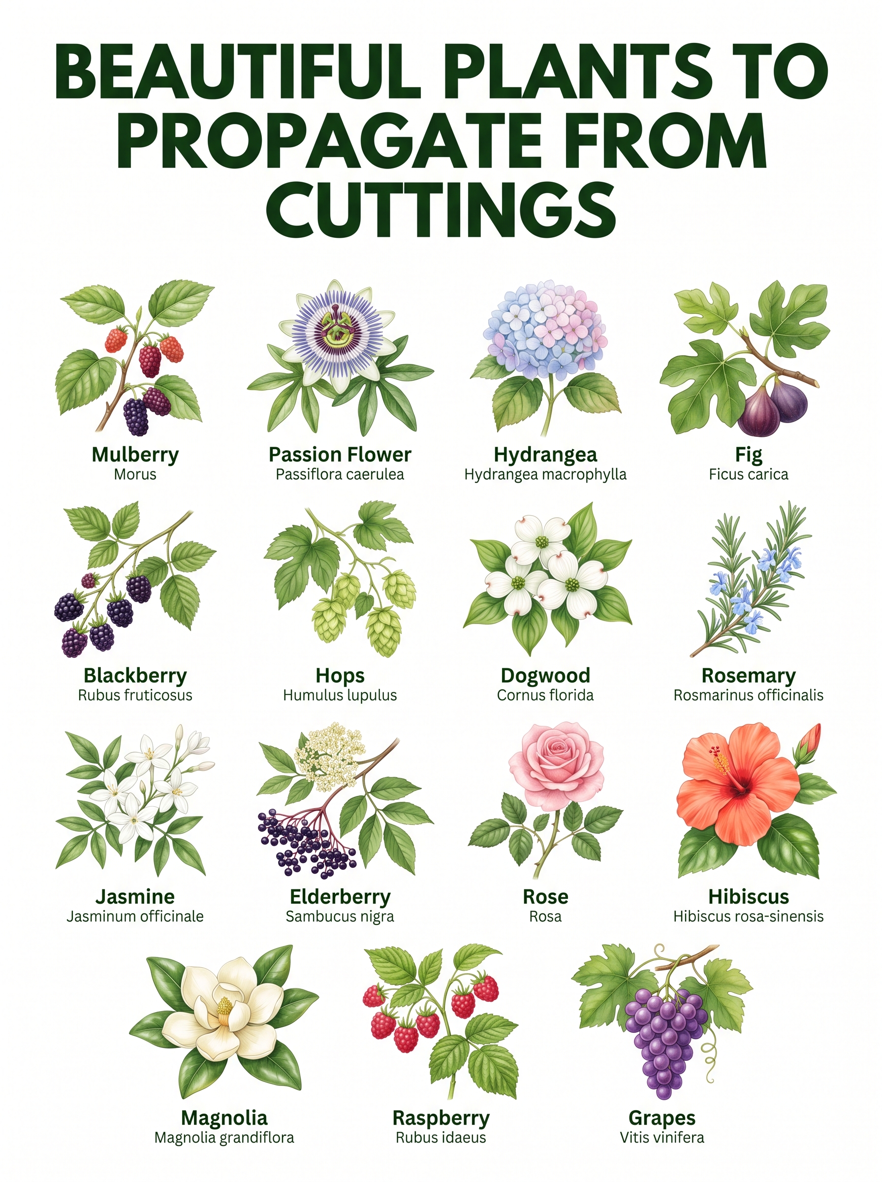 Beautiful Plants to Propagate From Cuttings: 14 Easy Garden Favorites to Multiply for Free