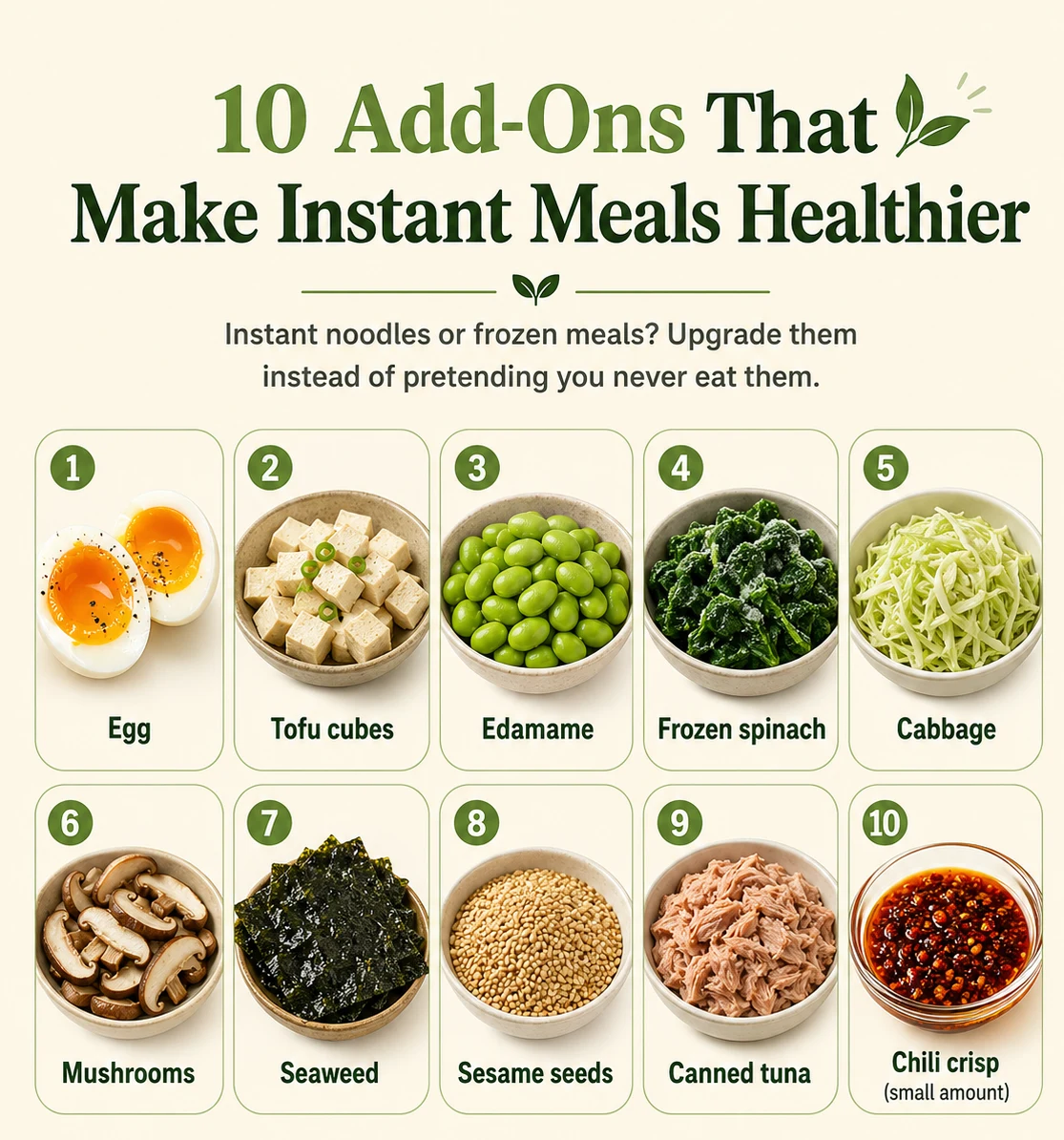 10 Add-Ons That Make Instant Meals Healthier Without Making Life HarderV