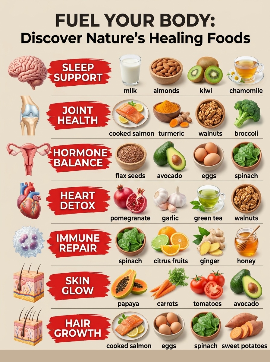 7 Food Groups That Support Your Healthy